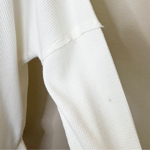 Anthropologie Maeve Ainsley Turtleneck Thermal Long Sleeve Waffle Knit Top - Picture 11 of 15